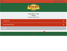Tablet Screenshot of erman-pizza.com